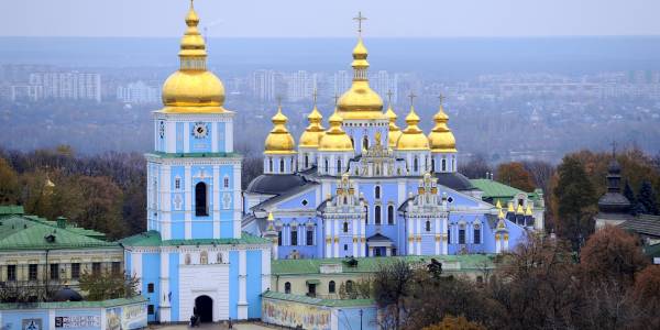 St Michael's Golden Domed Monastery, Kyiv. Foto: picture alliance/ZB/Thomas Eisenhuth